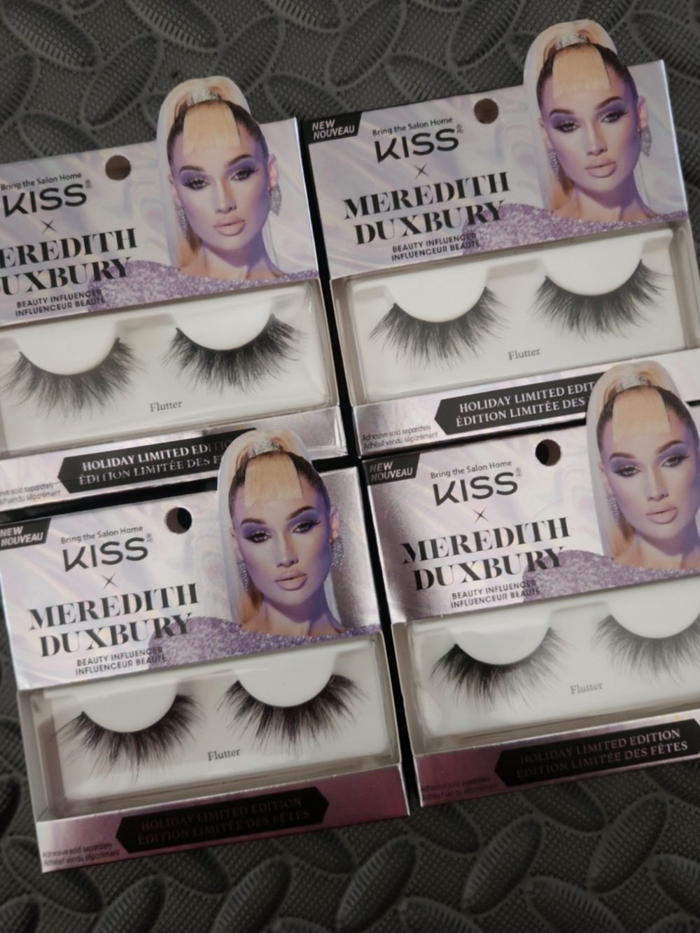 Kiss Meredith Duxbury Flutter False Eyelashes - Black